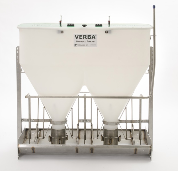A00-4135 Mewaco Duo-Futtertrog für Mastschweine Futtertrog für Mastschweine (Mehl) von Mewaco