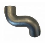 Edelstahl-S-Bogen, gebogen, 1/2"